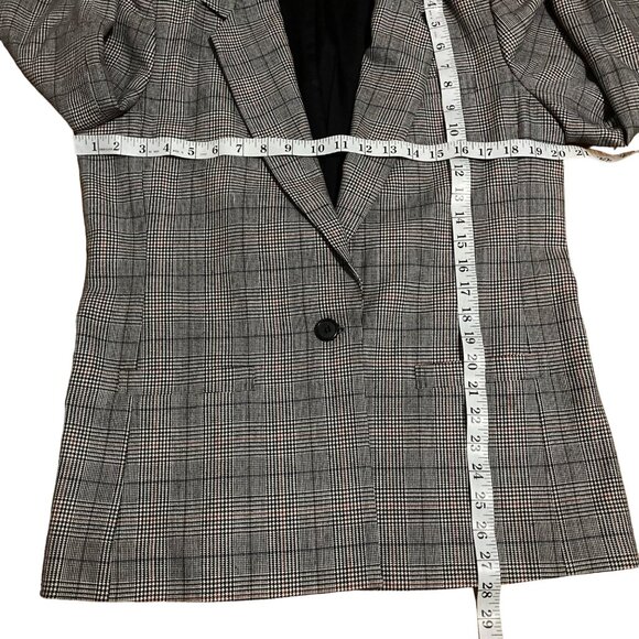 Saks Fit Avenue women gray blazer size 8 M casual style - Picture 5 of 15